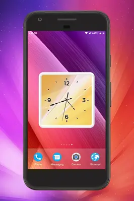 Glow Clock Live Wallpaper android App screenshot 0