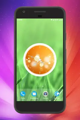 Glow Clock Live Wallpaper android App screenshot 1