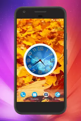 Glow Clock Live Wallpaper android App screenshot 2