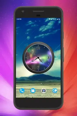 Glow Clock Live Wallpaper android App screenshot 3